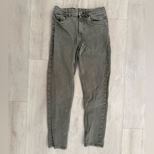 ZARA Boys olive green Stretch Jeans – Size 10 (140 cm)
